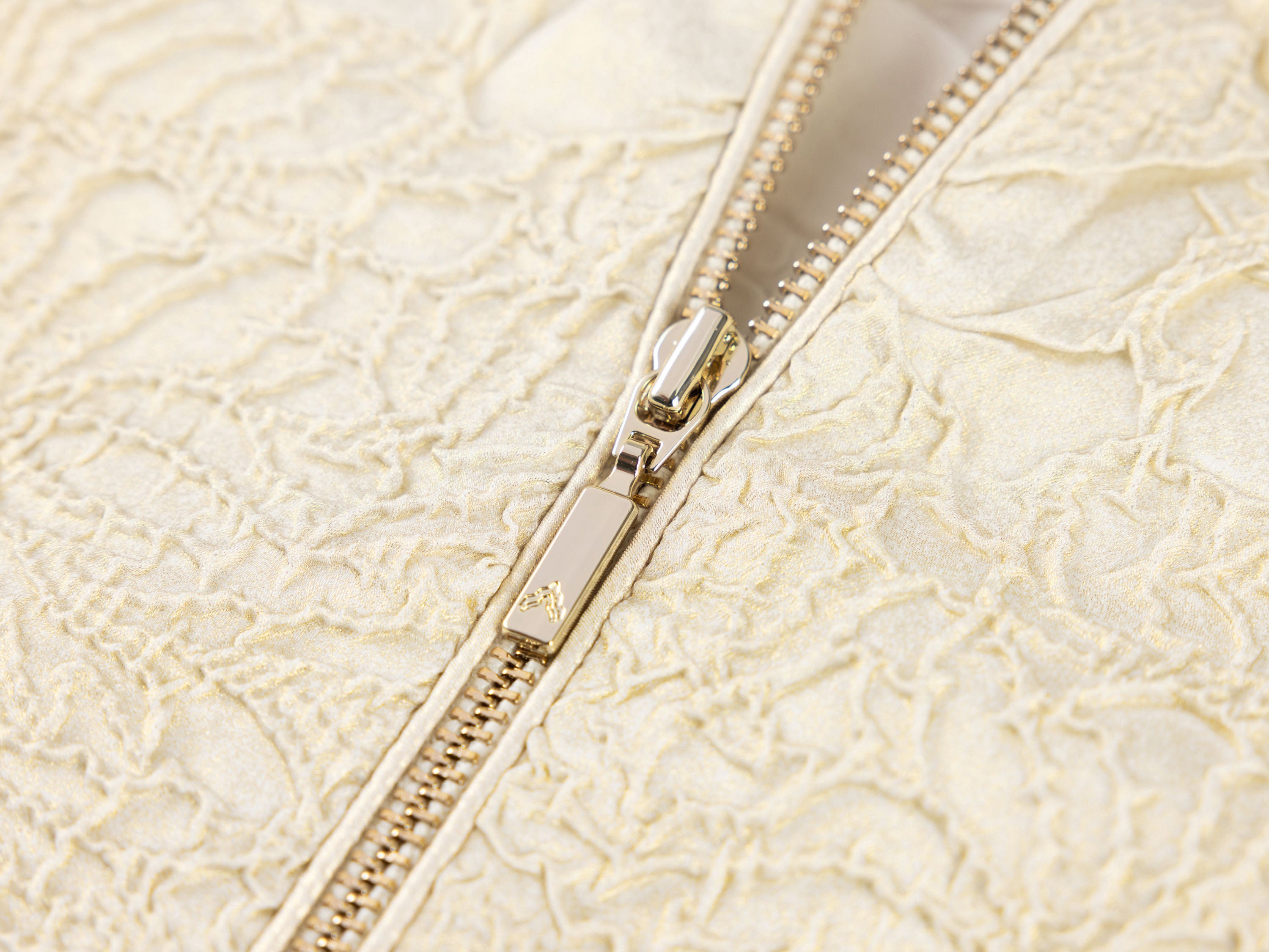 YAYING Beige Lace Button Jacket