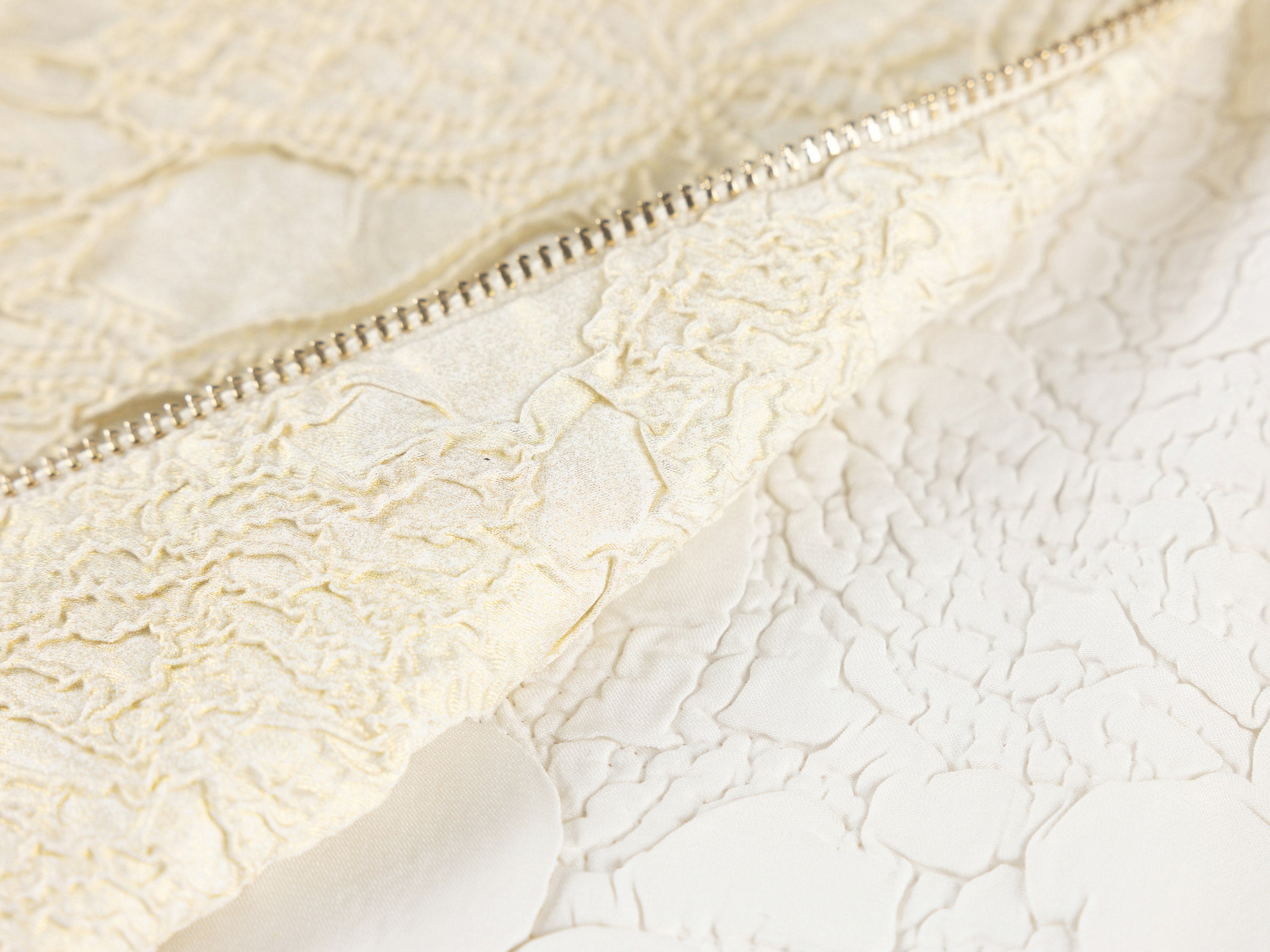 YAYING Beige Lace Button Jacket