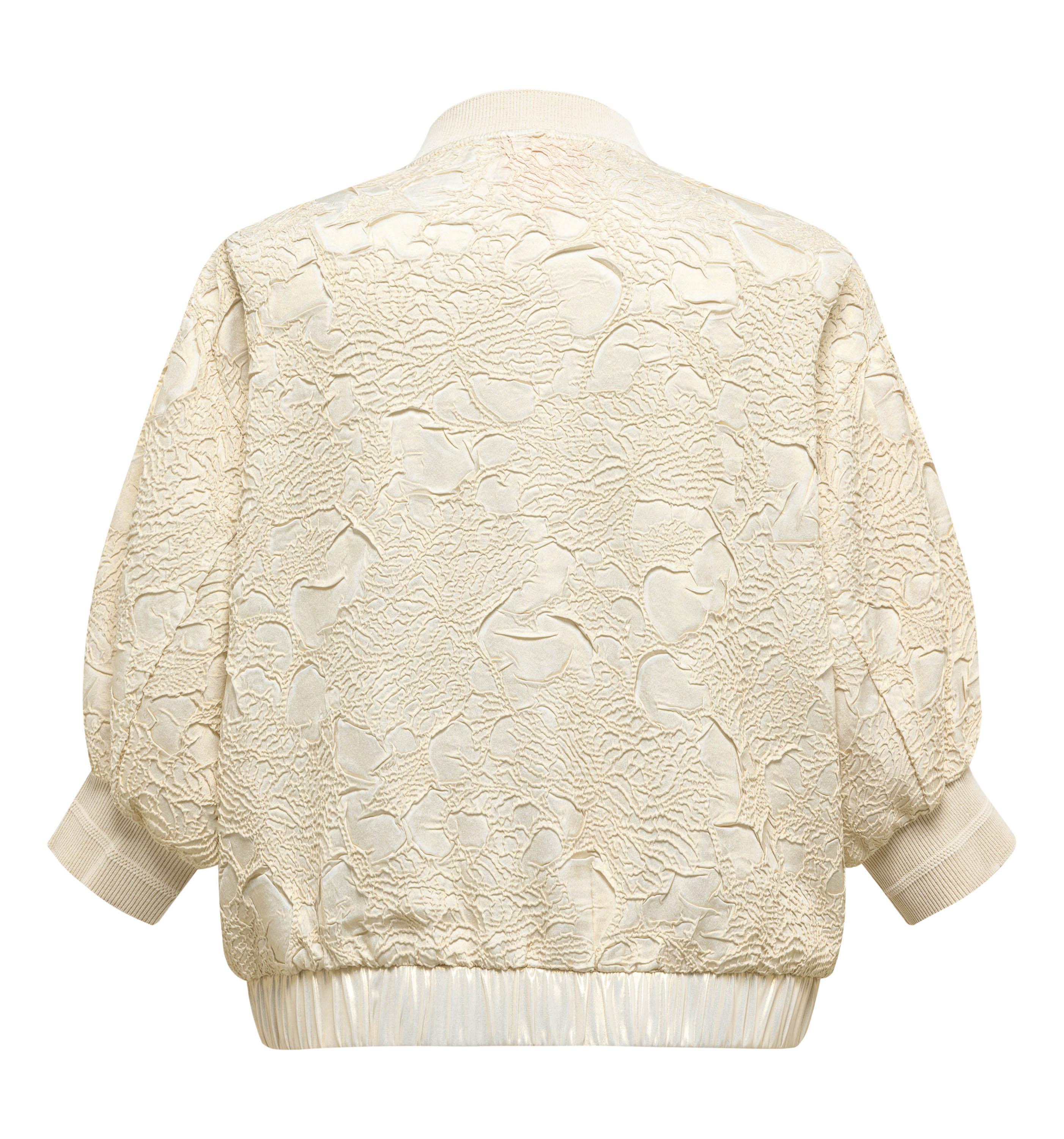 YAYING Beige Lace Button Jacket