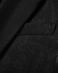 EP YAYING Silk Black Blazer