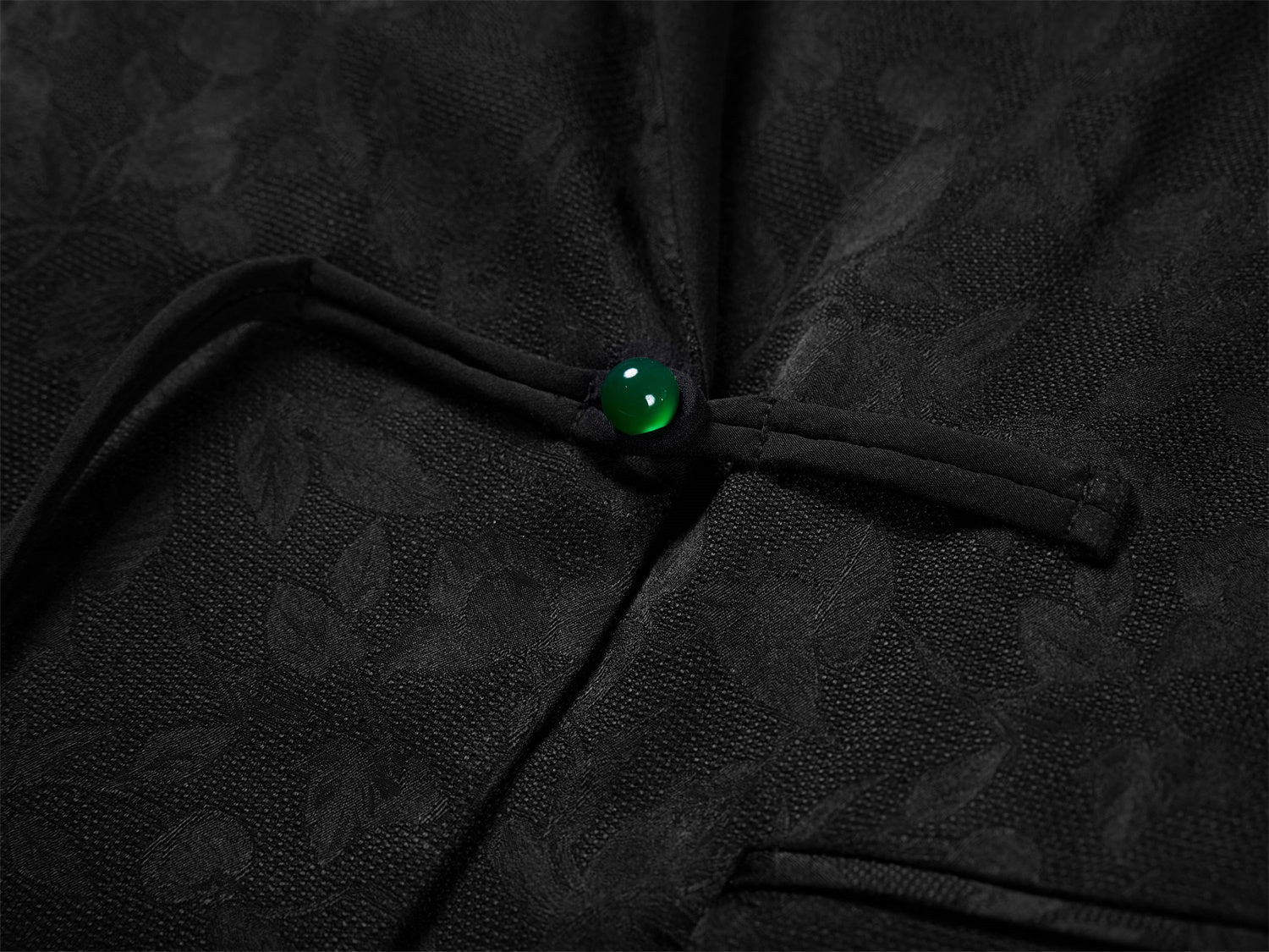 EP YAYING Silk Black Blazer