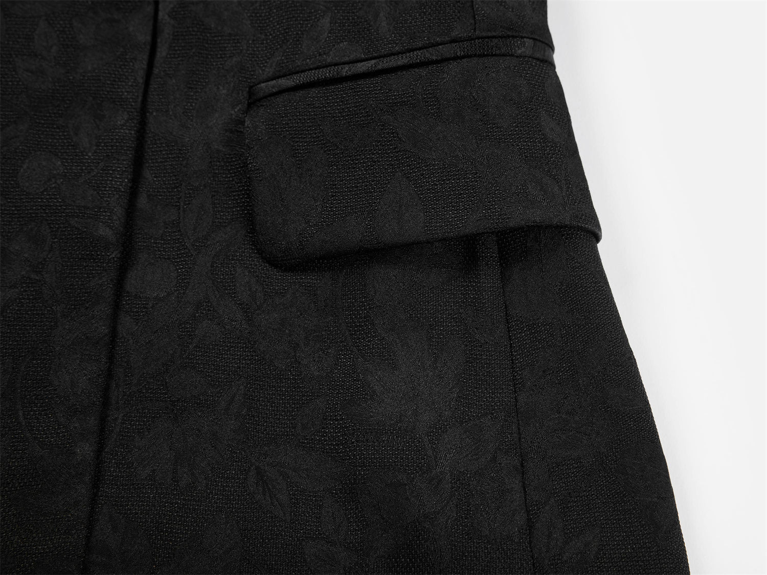 EP YAYING Silk Black Blazer