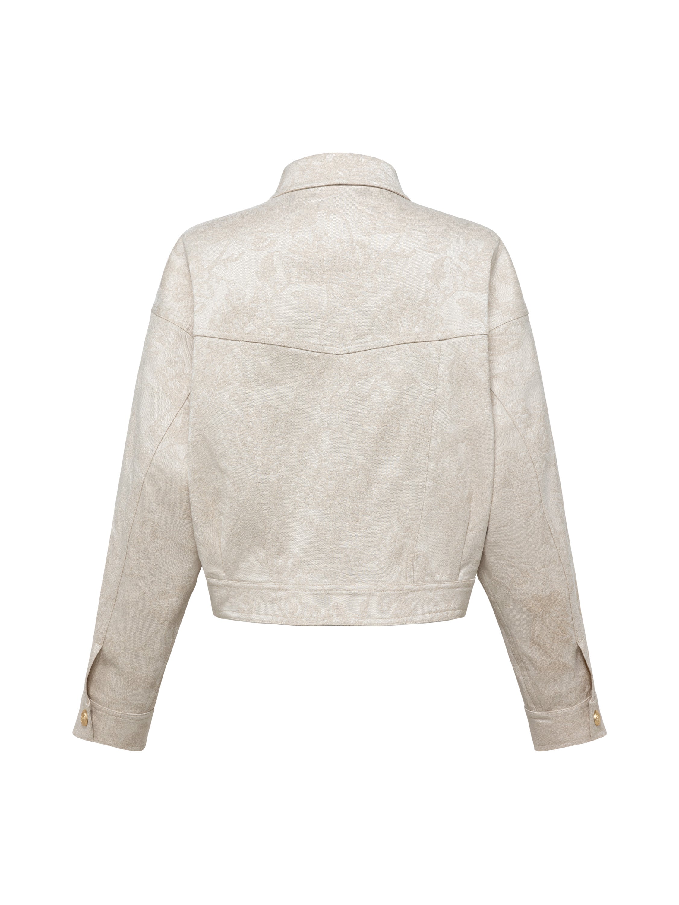 YAYING Beige Cropped Jacket