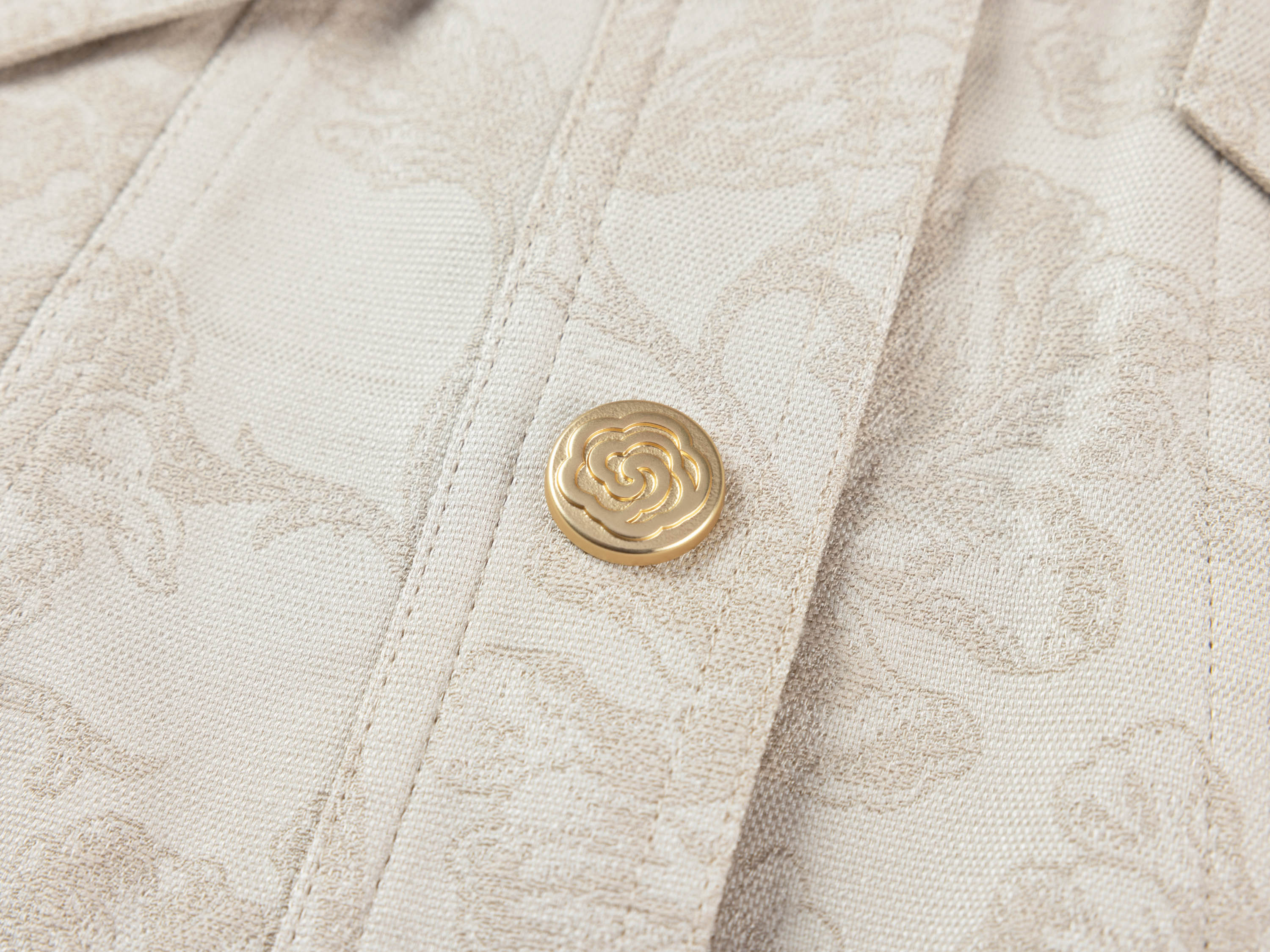YAYING Beige Cropped Jacket