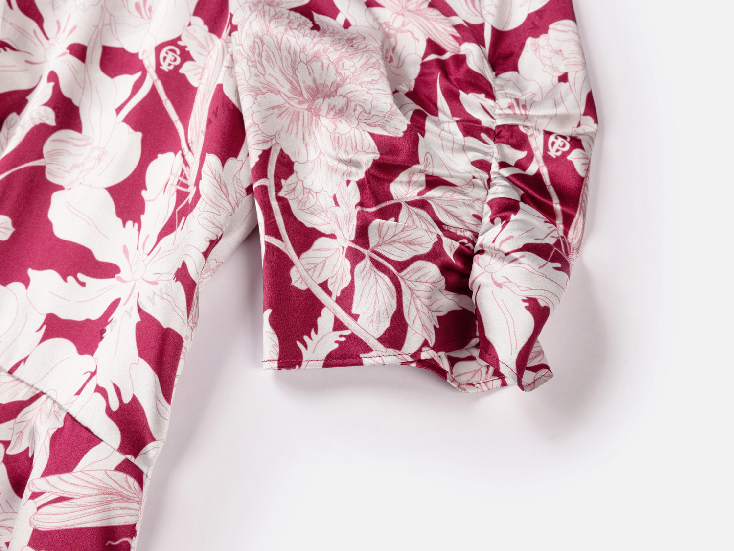 EP YAYING Silk Printed Dress