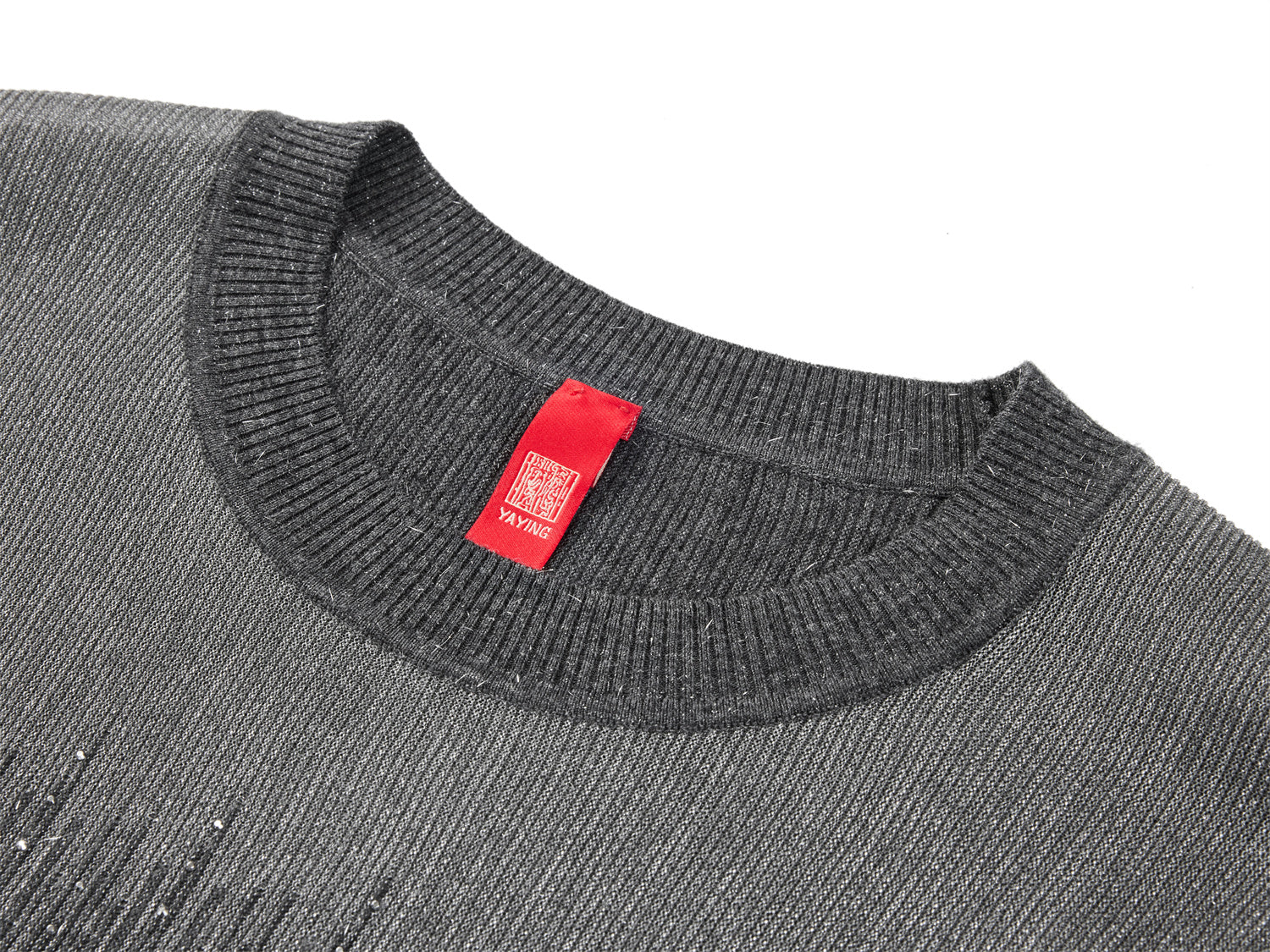 YAYING Crew Neck wool Knit Sweater