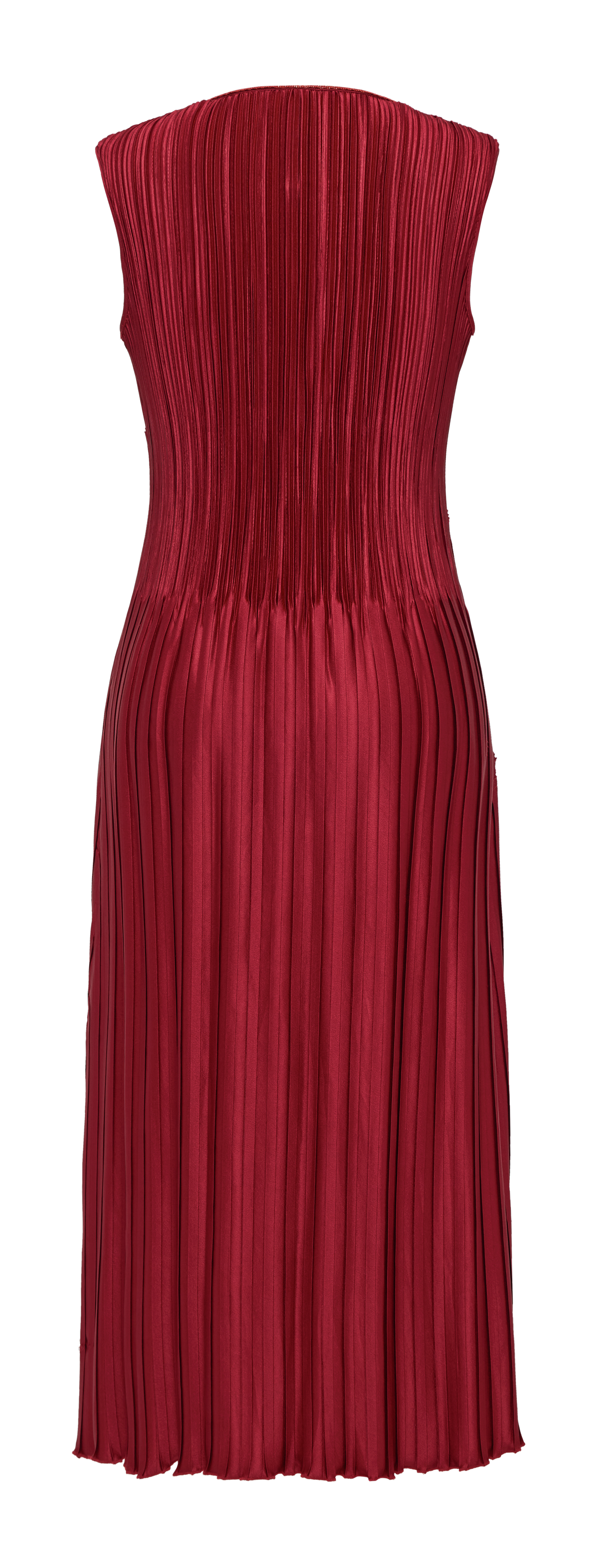 YAYING Pleated Waist-Cinched Dress