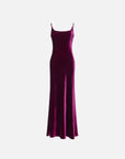 EP YAYING Blue Label Wine Red Slip Dress EGLIS4202B