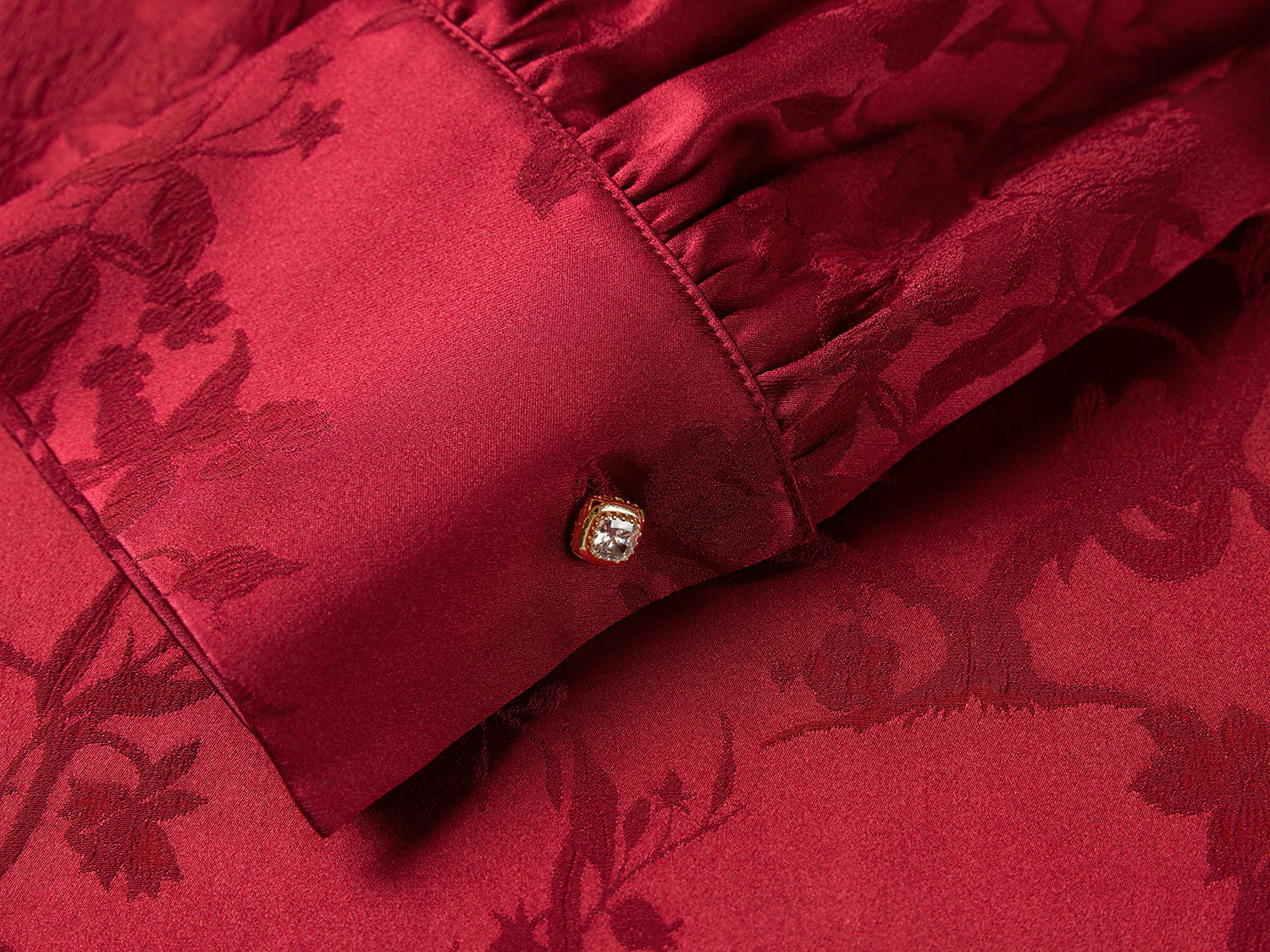 EP YAYING Silk Printed Shirt