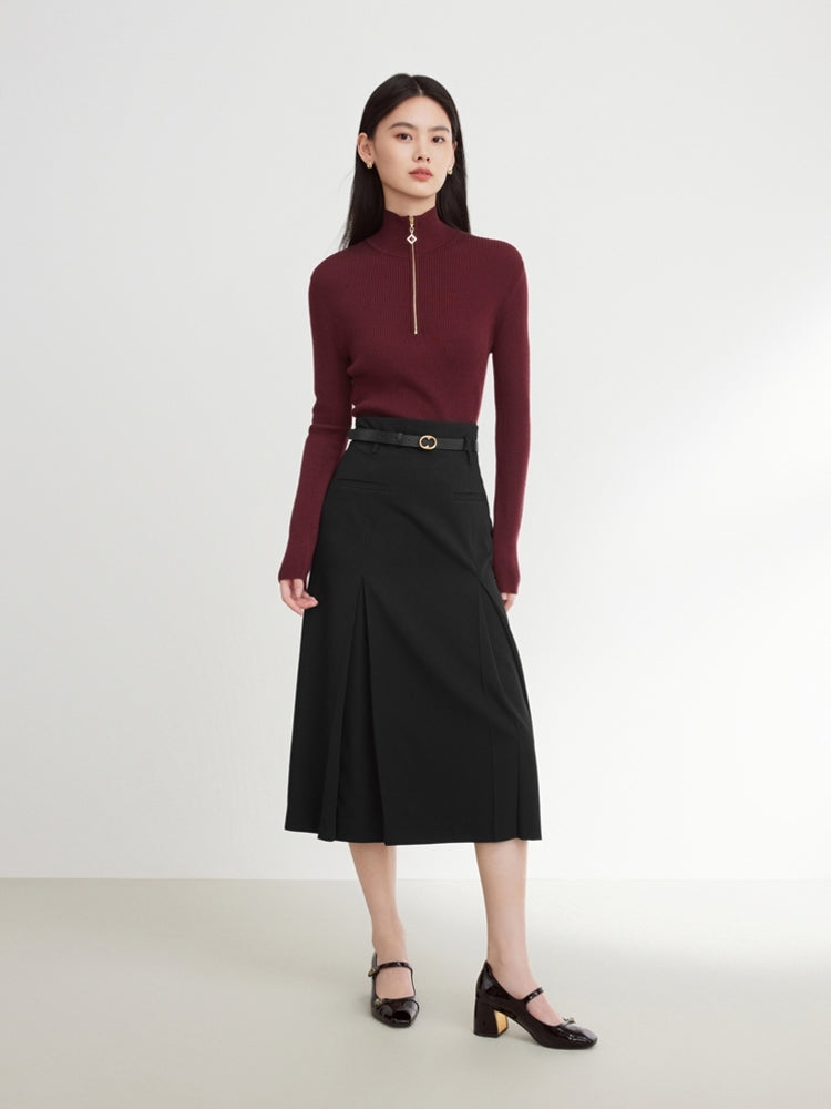 EP YAYING Wool Knit Sweater