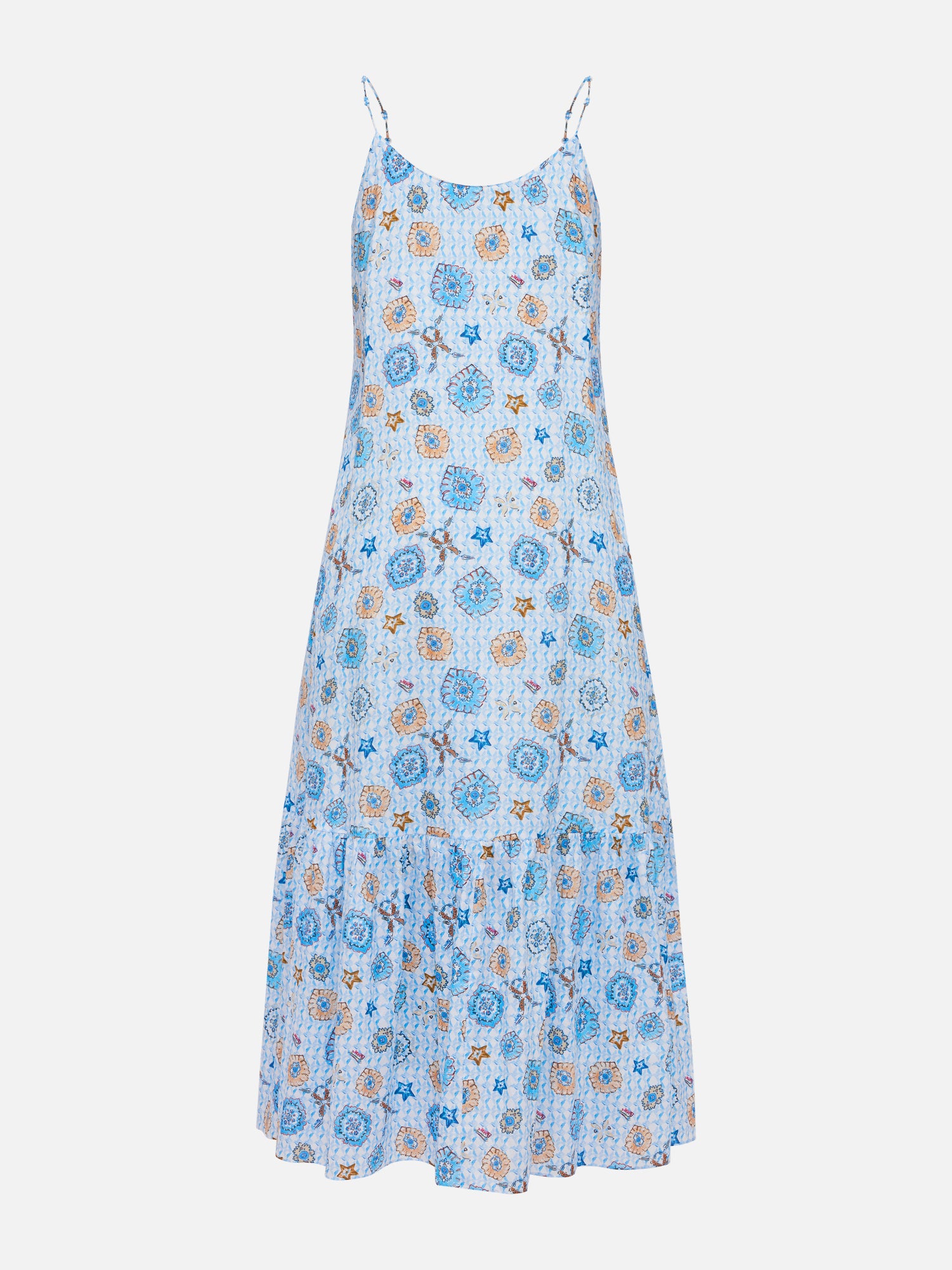 EP YAYING Mulberry Silk Floral Suspenders Dress