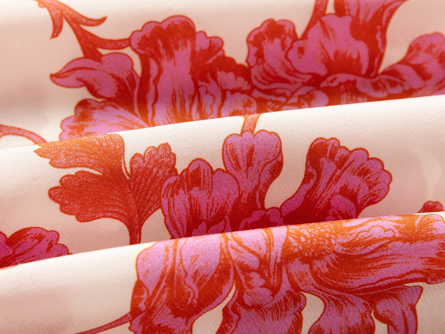 YAYING Silk Printed Dress