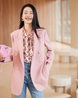 EP YAYING Strawberry Print Shirt