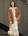 EP YAYING Cashmere Knit Sweatshirt
