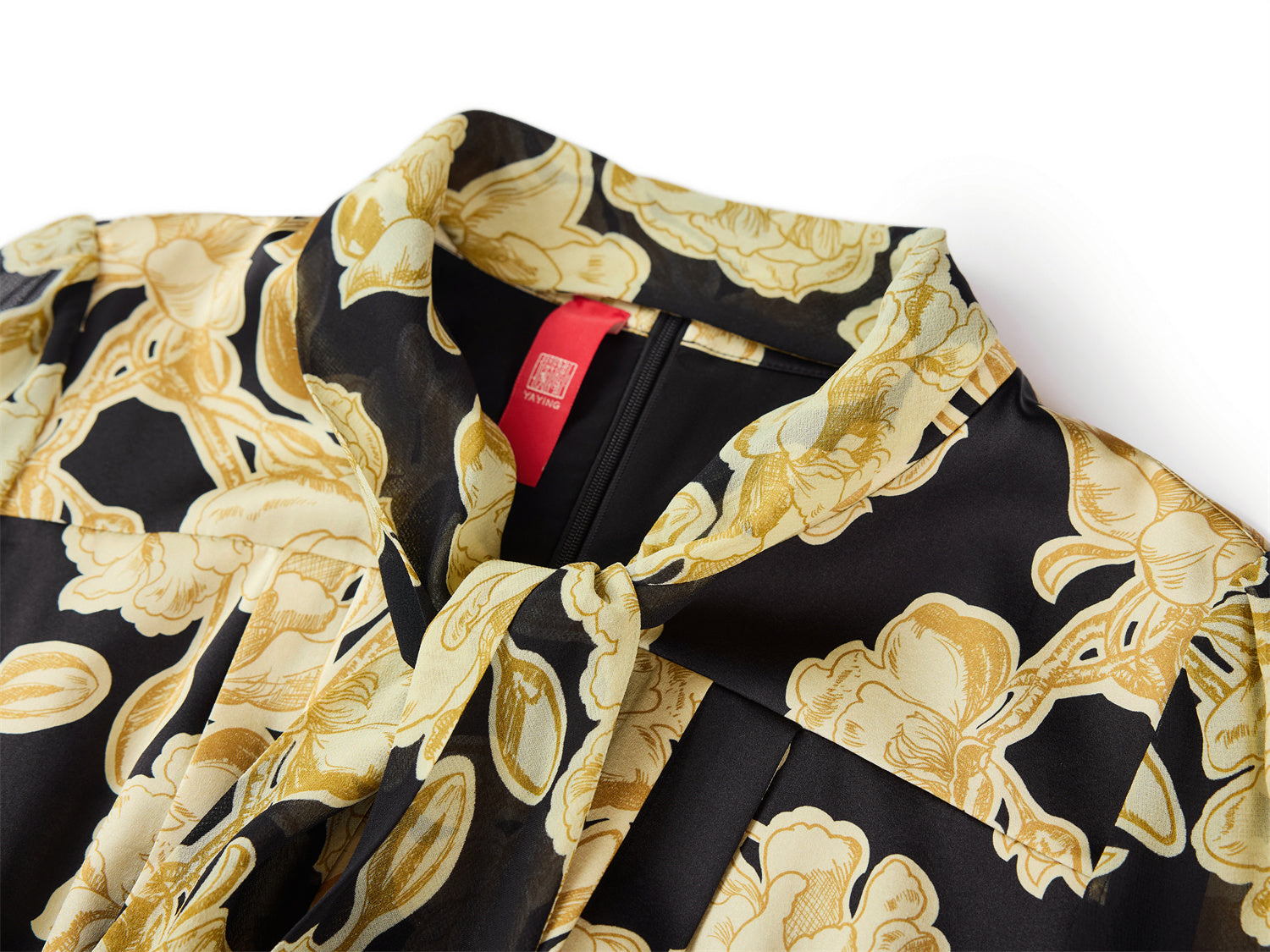 YAYING Printed Mulberry Silk Dress