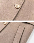 EP YAYING Pure Cashmere Wool Coat