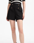 EP YAYING High-Waisted Small A-Line Casual Shorts