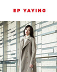 EP YAYING Pure Cashmere Wool Coat