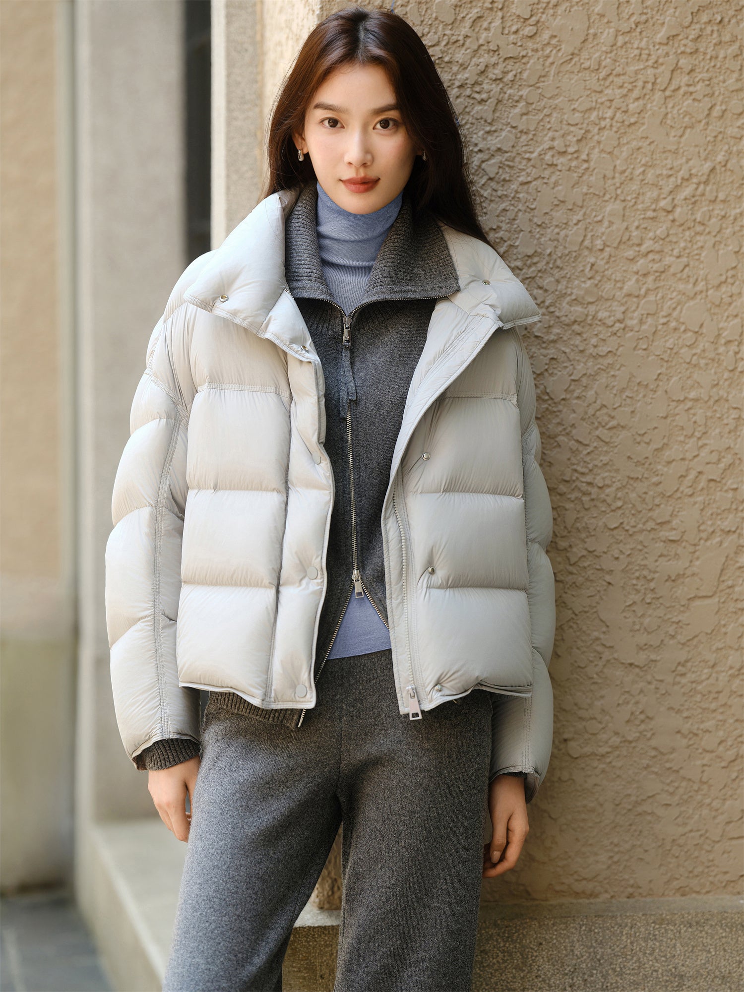 EP YAYING Goose Down Stand-Collar Jacket EGKIAY143AC