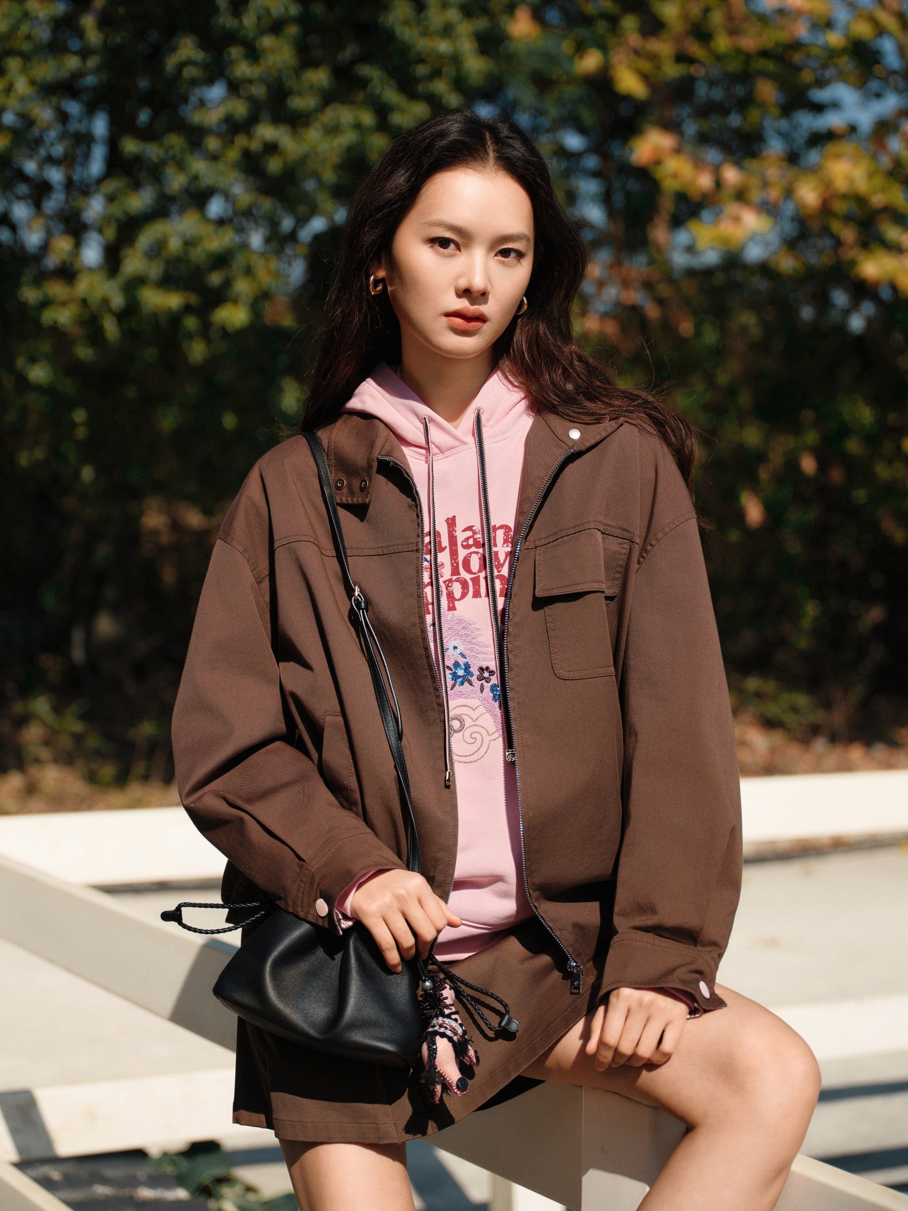 EP YAYING Maillard Style Denim Jacket