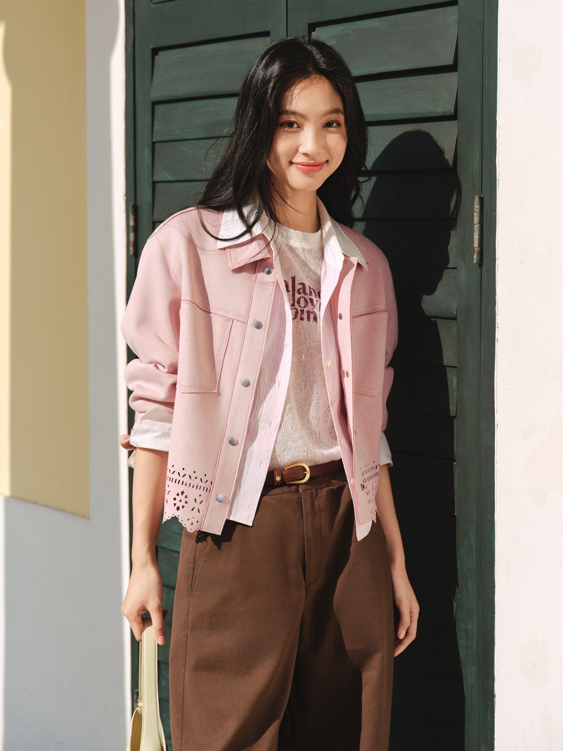 EP YAYING Cropped Jacket