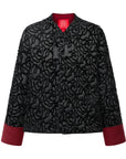 YAYING Black Textured Knit Cardigan