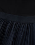 EP YAYING Mesh Pleated Dress with Fitted Tank