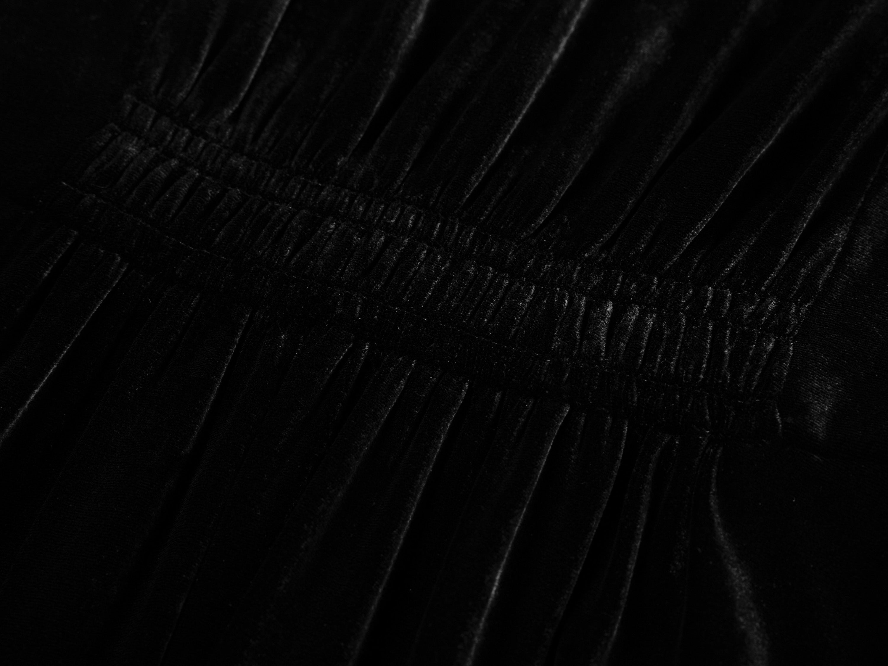EP YAYING Lace Collar Velvet Knee Length Dress