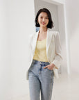 EP YAYING White Blazer