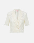 EP YAYING White Short Sleeve Jacket