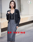 EP YAYING V-neck Knitted Cardigan