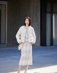 EP YAYING Cashmere Knit Sweatshirt