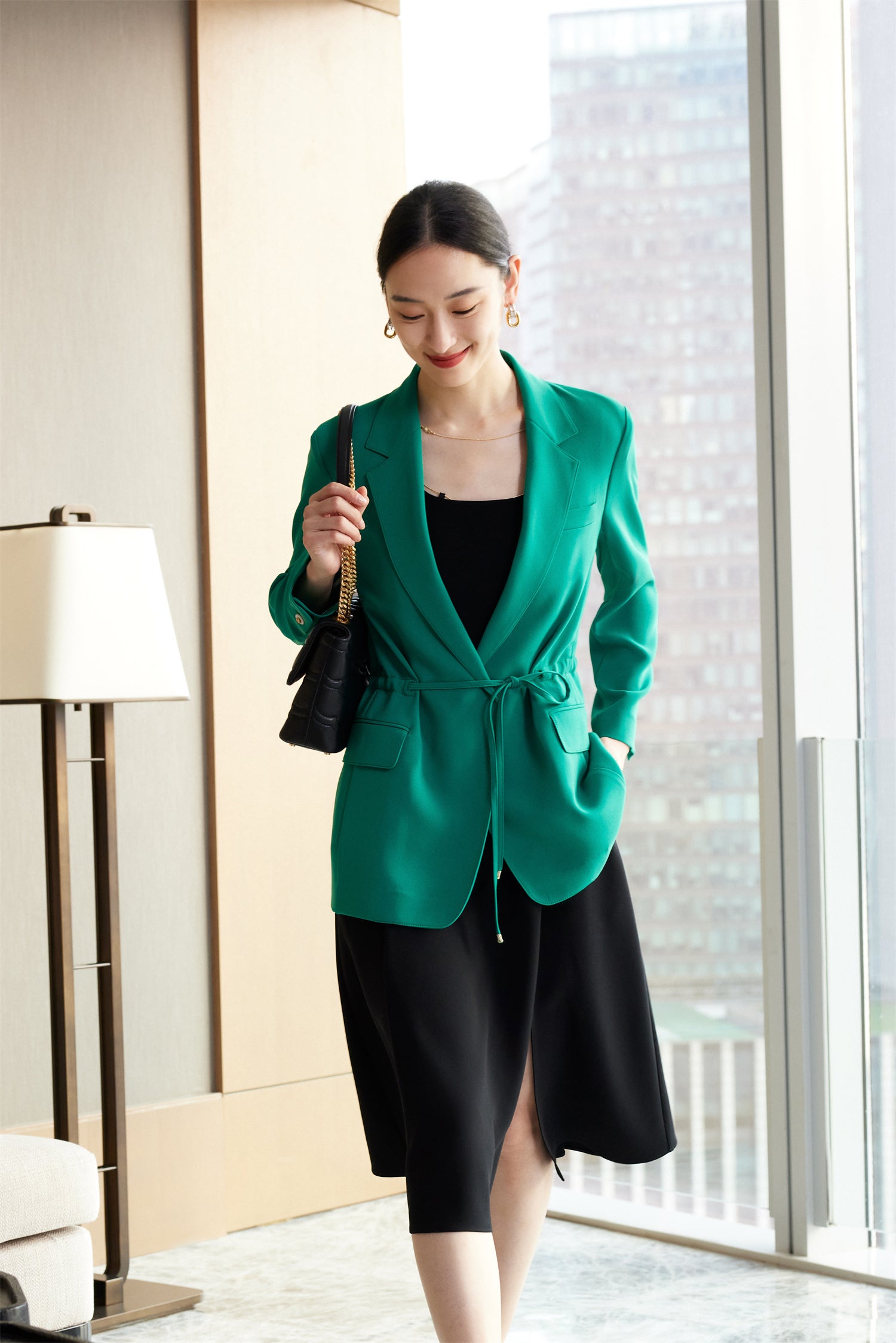 EP YAYING Green Blazer Jacket