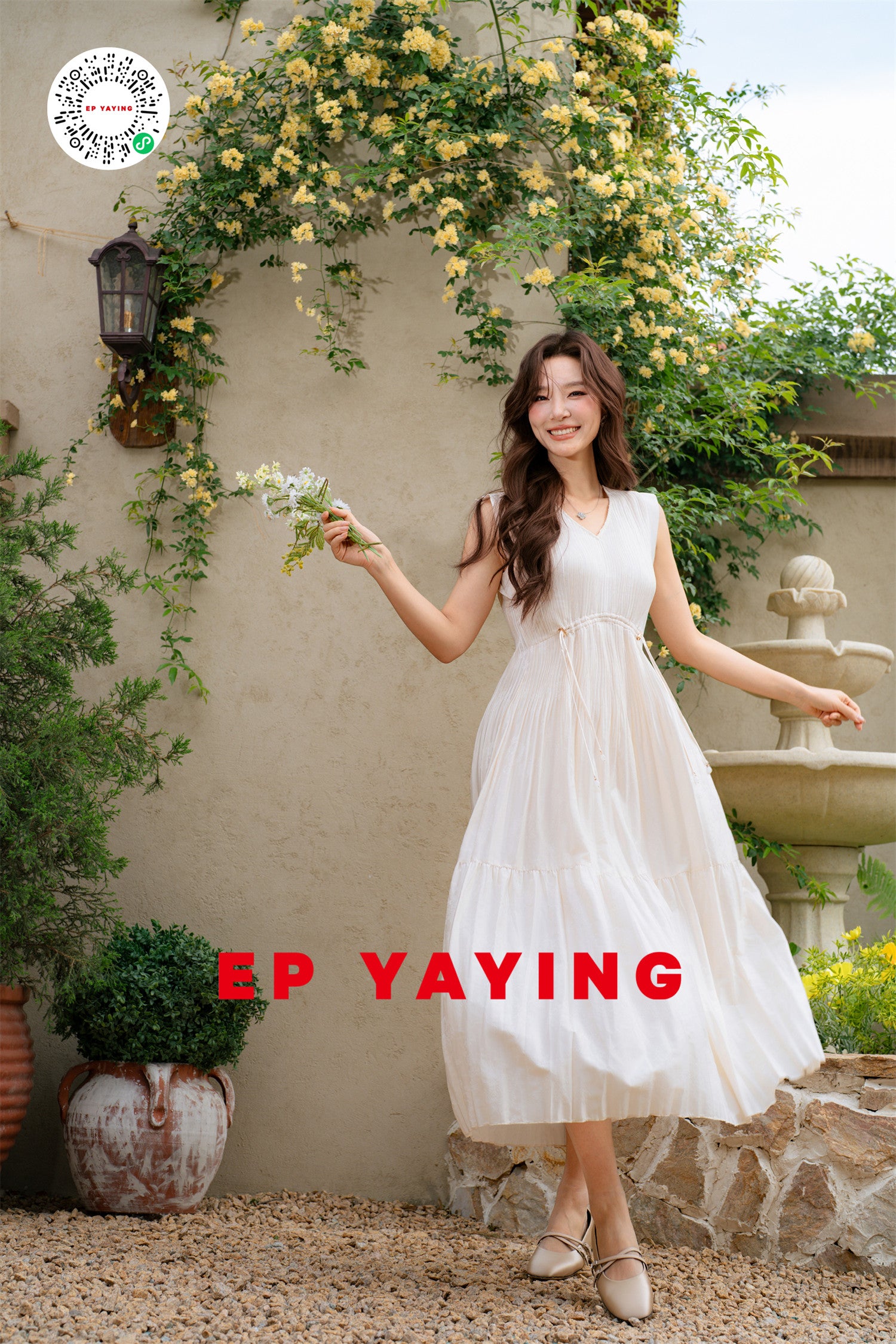 EP YAYING Pleated Dress EGKEA4113AW