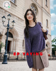EP YAYING Mohair Fancy Yarn Wool Sophisticated Knit Top