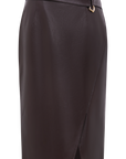 YAYING Faux Leather Skirt EPIIP3120BK