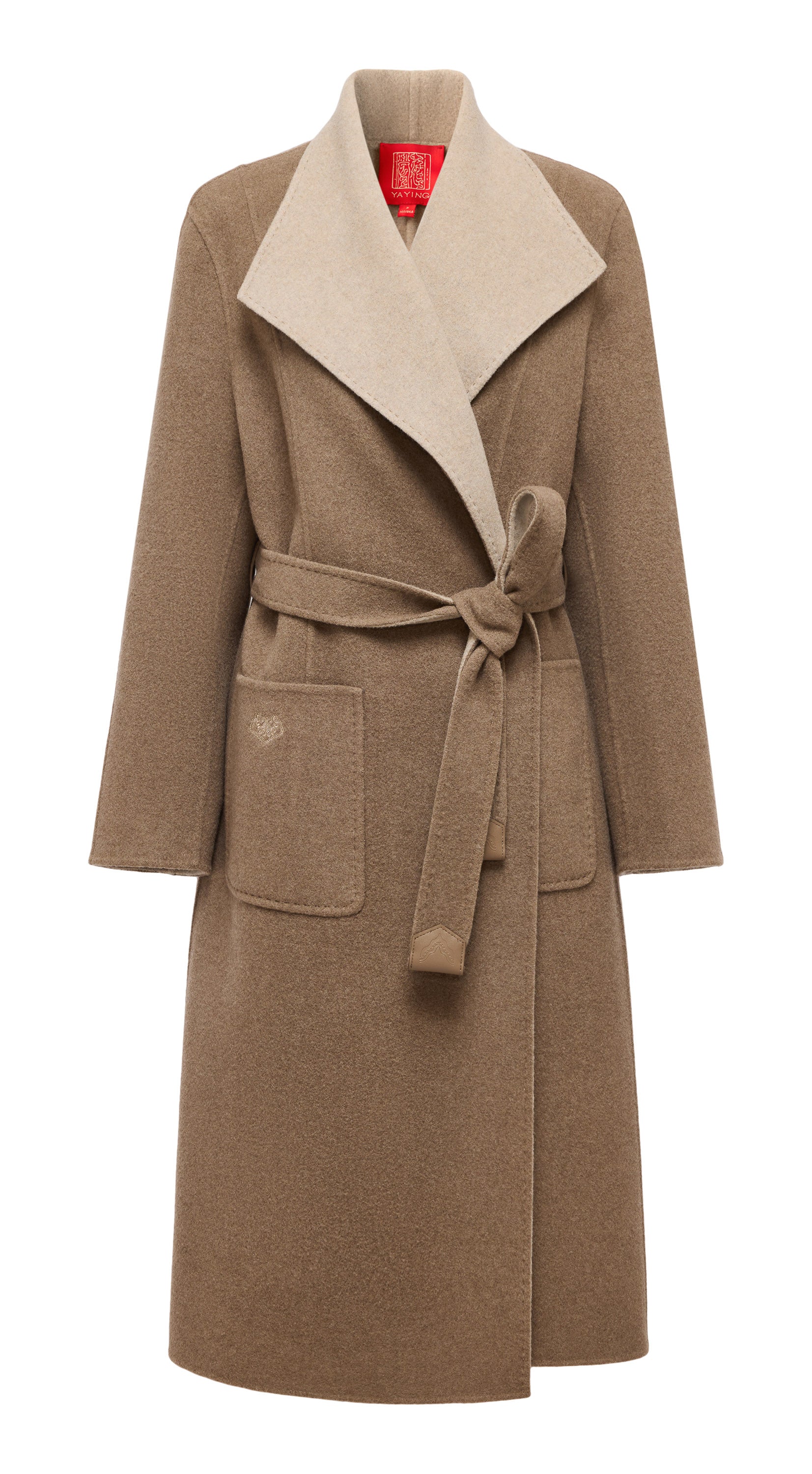 YAYING Camel Tailored Coat