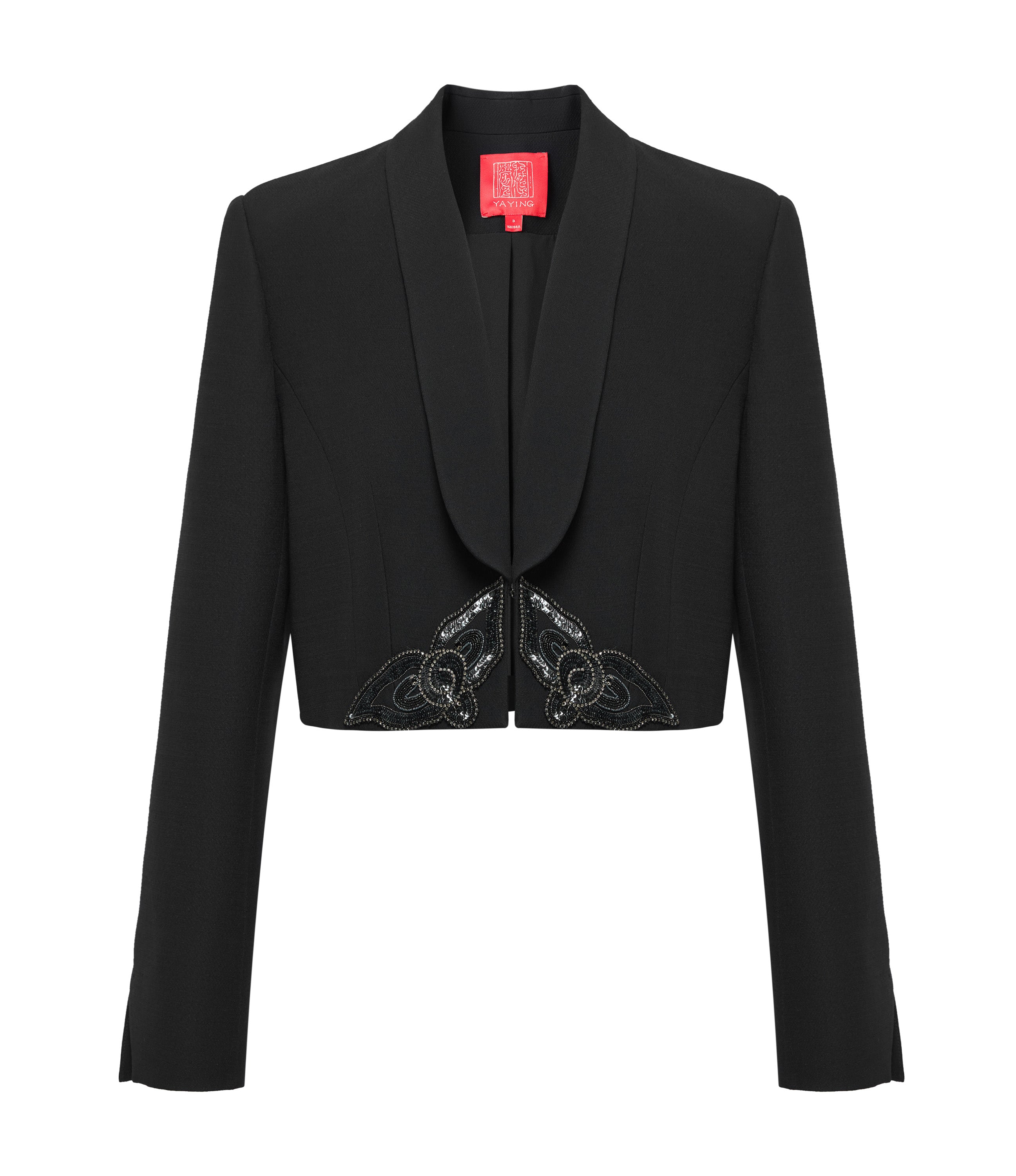YAYING Black Cropped Jacket