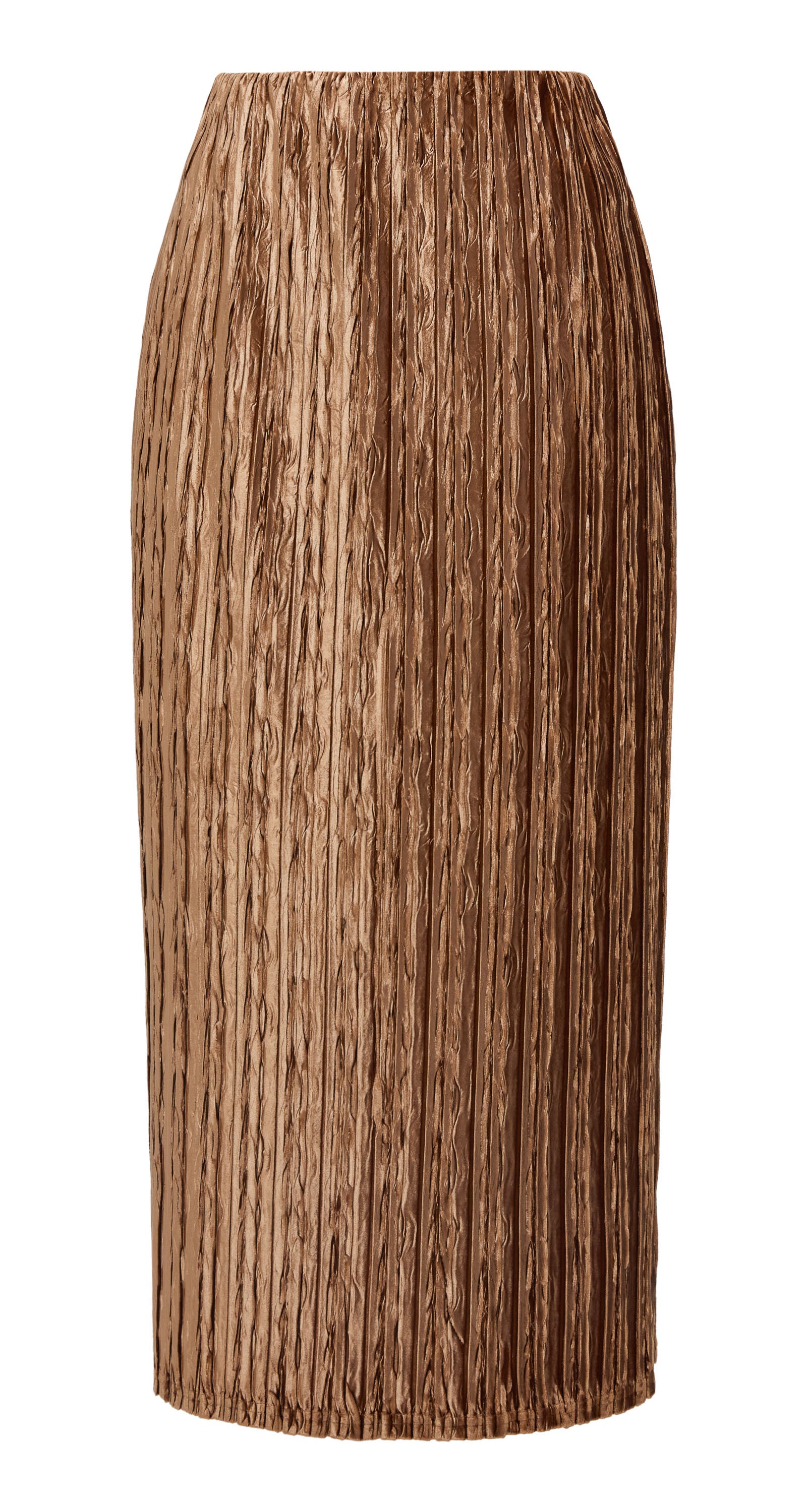 YAYING Gold Pleated Skirt