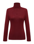 YAYING Red Turtleneck Knit Top