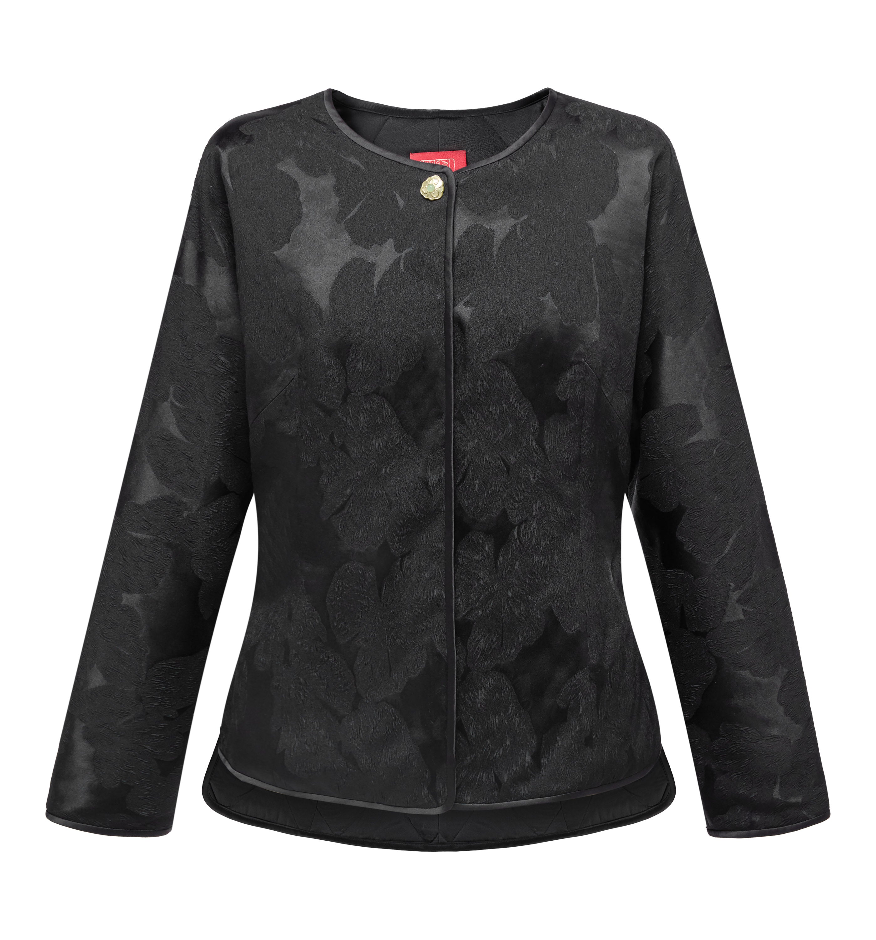YAYING Black Button Knit Top