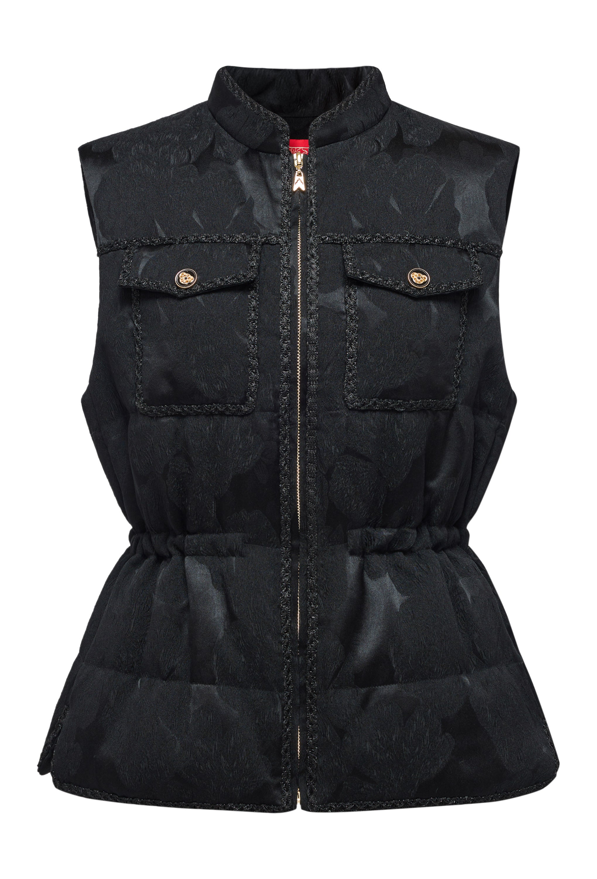 YAYING Black Quilted Vest
