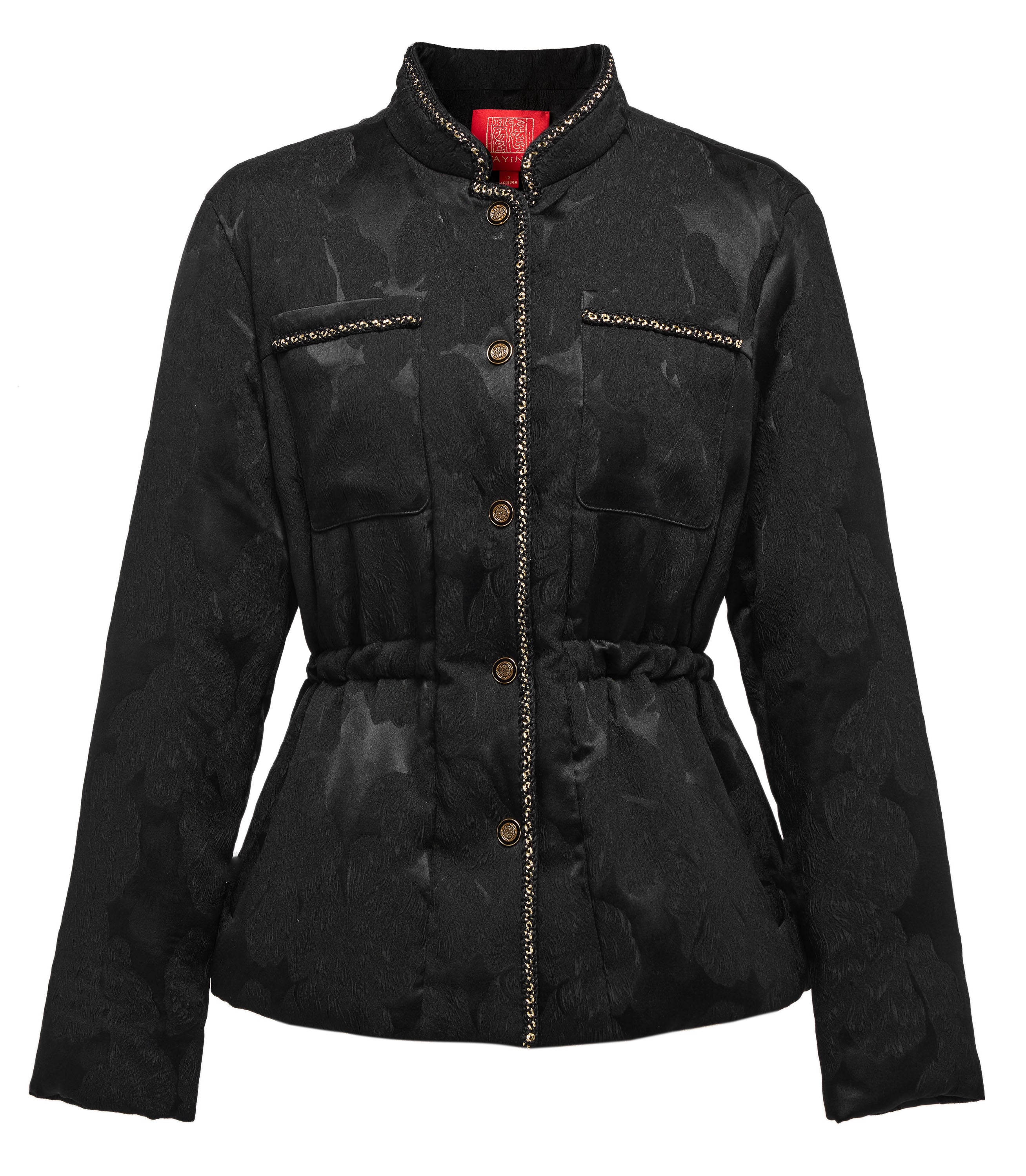 EP YAYING Black Textured Jacket