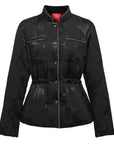 EP YAYING Black Textured Jacket