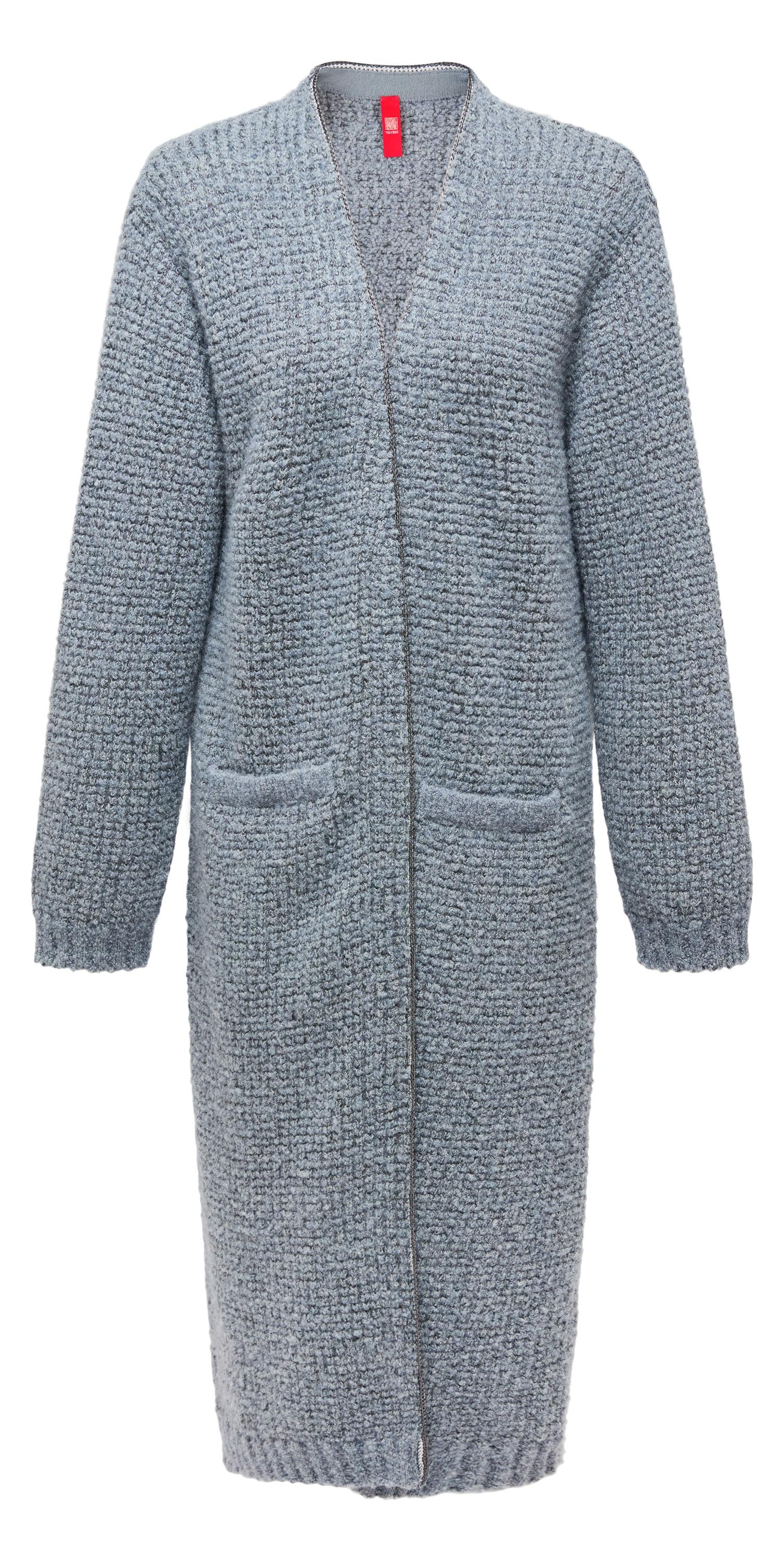 YAYING Grey Textured Midi Dress