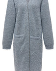 YAYING Grey Textured Midi Dress