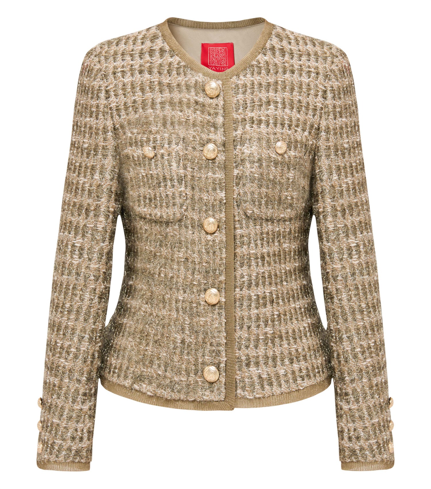 YAYING Fitted Wool Coat