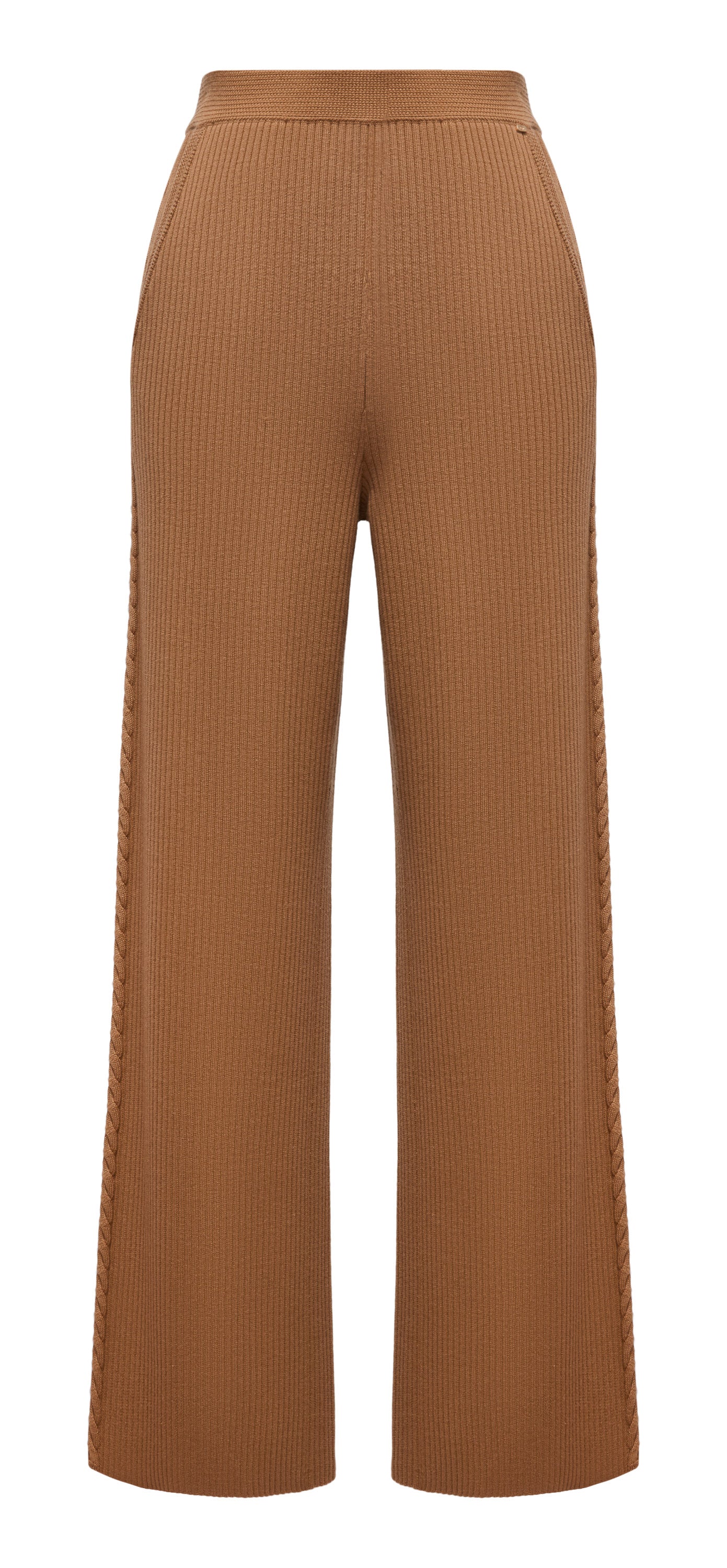 YAYING Brown Pleated Trousers