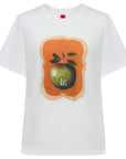 YAYING Artistic Silk-Cotton T-Shirt EPKAC5301BW