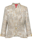 Yaying mulberry silk jacquard suit EPKPS1112BE